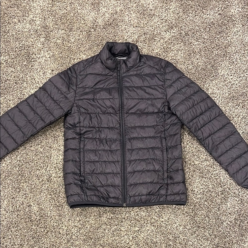 Men's Gray Puffer Jacket